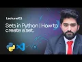 Sets in Python Lecture