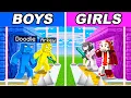 Lagu GIRL vs BOY Secure Base in Minecraft!