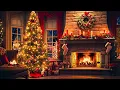 Lagu Frank Sinatra, Nat King Cole, Bings Crosby, Dean Martin 🎄 Old Christmas Songs with Fireplace, 2 Hour