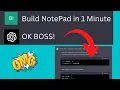 I Build Notepad App Using ChatGPT in 1 Minute