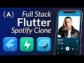 Flutter Full Stack Tutorial - Spotify Clone w VM Architecture Python FastAPI Riverpod