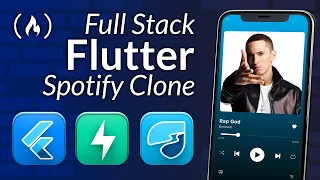 Flutter Full Stack Tutorial - Spotify Clone w VM Architecture Python FastAPI Riverpod