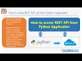 How to make REST API call from Python Application Part 6 Data Making DM DataMaking