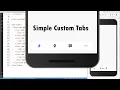 Simple Custom ionic Tabs Real Quick