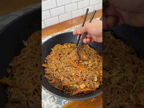 🔥 HE HECHO LOS FIDEOS DEL CHINO EN CASA Y EL RESULTADO ES UNA LOCURA 🤯🥢