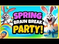 Lagu Spring Brain Break Party 🌸🐰 | Easter Freeze Dance | Brain Breaks for Kids | Danny Go Noodle