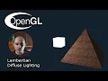 OpenGL Lambertian Diffuse Lighting With Face Normals Explained C