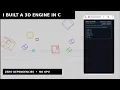 CSS Beat Me So I Built a 3D Engine in C and Flew Through It With My Phone