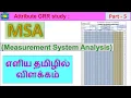 MSA Part - 5 Attribute GR R study Measurement System Analysis