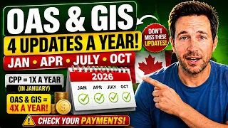 OAS 4 Times a Year The 2026 CPP OAS Payment Update Every Canadian Senior Needs to Know