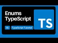 15 Enums - TypeScript Tutorial for Beginners
