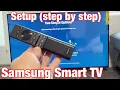 Samsung Smart TV How to Setup step by step U AU8000 Series