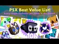 The Value List for Exclusives in PSX Includes BLADEE SOCK CAT WICKED ANGELUS