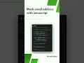 Mask email address with Javascript