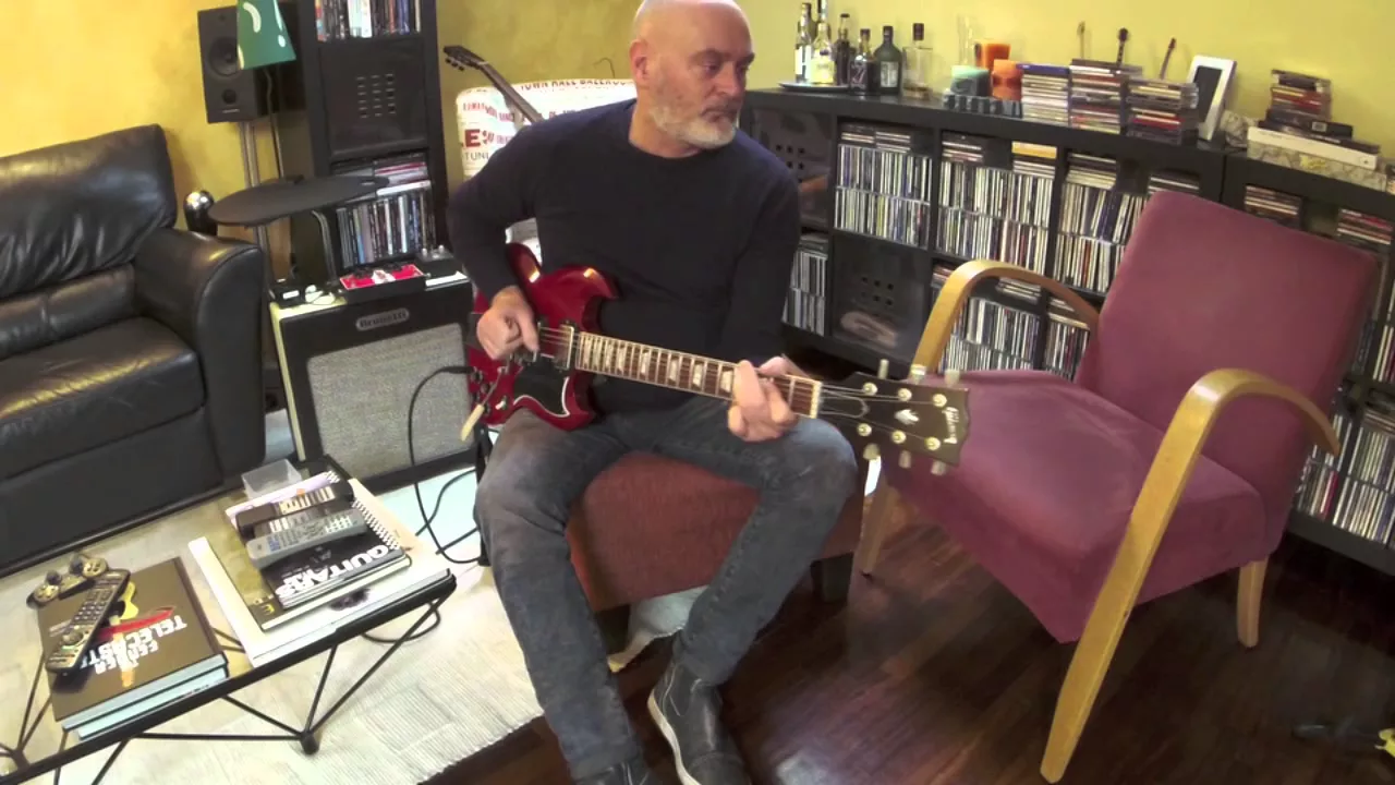 Kor Gusdrive demo with Gibson SG