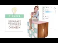 Creating for SL Blender Separate Textures for Mesh