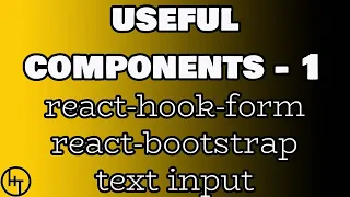 Part 1 - react-hook-form