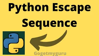 Python tutorial for beginners Python Escape Sequence