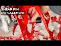 How To Replace Snowblower Shear Pins - Broken Snowblower Shear Pin Replacement