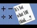 How many Basic Arithmetic Mathematical Operators are there