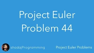 Project Euler using Scala Problem 44
