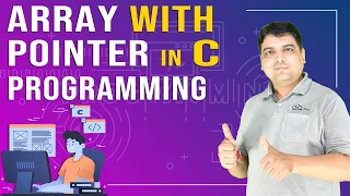 Array with Pointer in C C Language Tutorial Part - 29