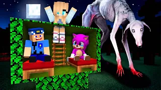 KORKUNÇ DEXTER KÖPEĞİNDEN AĞAÇ EVDE SAKLANDIK! 😱 -Minecraft