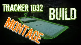 Decking Out A Jon Boat IN 3 MINUTES - Tracker 1032 JON BOAT Build