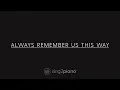 Always Remember Us This Way - Lady Gaga | A Star Is Born (Karaoke Piano)