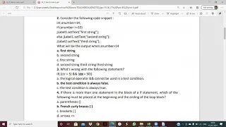 REVISION PART B UNIT 5 FUNDAMENTALS OF JAVA PART 1