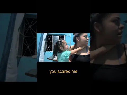 Something was behind her.. #scary