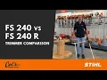 STIHL FS 240 vs FS 240 R Professional Trimmer Comparison
