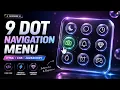 Build a 9 Dot Navigation Menu Using HTML CSS JavaScript Modern UI Animation