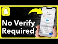 How To Login To Snapchat Without Verification Code