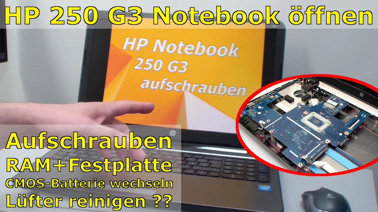 hp g250 ssd upgrade. 