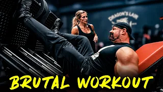 CAN WE SURVIVE A LEG WORKOUT AT FLEX LEWIS’ DRAGON’S LAIR? | OLYMPIA WEEKEND