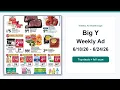 Big Y Weekly Ad 26 - 26 Top 10 Deals