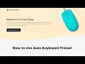 How to Use Auto Keyboard Presser in PT Auto Clicker
