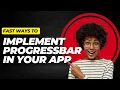 How to Implement Progress Bar in Android Studio Java