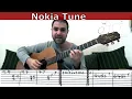 Download Lagu Guitar Tutorial: Nokia Tune + Groovy Blues \u0026 Espionage Ringtones