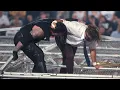 The Undertaker throws Mankind off the top of the Hell in a Cell June 28 1998 - King of the Ring