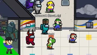 if among us had super mario characters