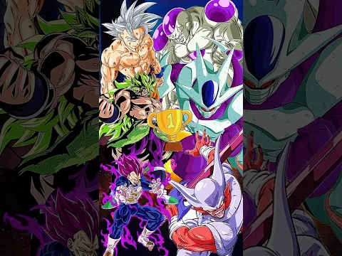 Who is strongest | Goku Broly Vegeta VS Freezer Cooler Janemba #shorts #dbs #anime #edit #viral