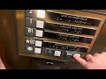 Golden Otis Series 1 Traction Elevator At University Of Michigan Hospital Cancer Center Ann Arbor MI