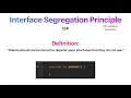 S O L I D Interface Segregation Principle feat Kotlin