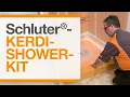 How to waterproof your shower installation with the Schluter -KERDI-SHOWER-KIT Complete Kit