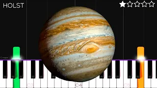 Gustav Holst - Jupiter (from The Planets) | EASY Piano Tutorial