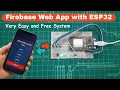 Firebase Web App ESP32 Control Real-Time IoT Dashboard GitHub Hosted Tutorial