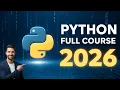 Python Full Course 2026 Everything You Need to Know in One Fastest Way to Learn Python