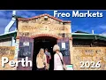Perth Fremantle Markets Walk 2026 Food Stalls to Souvenirs from Rear Entrance 4K
